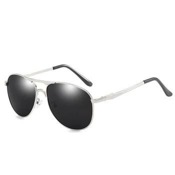2019 Nové Příjezdu Polarizované sluneční Brýle Muži UV400 Ochranu před Silným Slunečním zářením Polarizovat Slitiny Pilot Sunwear