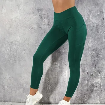 2020 Nové Fitness Žen, Legíny Push up Ženy Vysoké Pasu Kapsy Workout Legíny Módní Ležérní Legíny Mujer Dlouhé Kalhoty Mujer