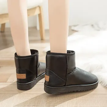 2020 nové módní zimní snow boty ženy krátké trubice chleba boty silné bavlněné boty ženy zimní plus sametové