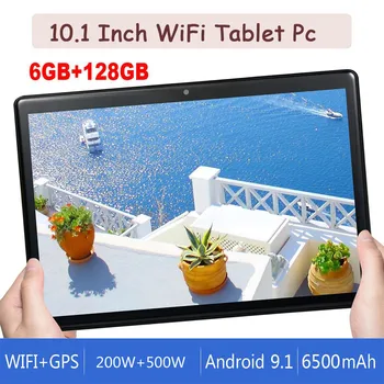 2020 Tablet PC 10.1 Inch 4G Lte Phablet Dual SIM Karty Tablet 8 Jádro 6GB+128GB IPS Displej, Velká Baterie, FM, GPS, Wi-Fi, Bluetooth