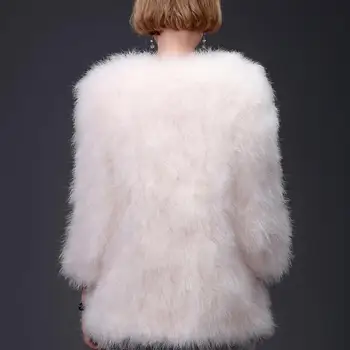 2020new kůže trávy turecko vlasy tkané jednobarevné módní slim light dámy kožich kabát street style vznešená dáma