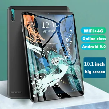 2021 Nejnovější Tablet 10.1 Palcový 6GB+128 GB Velkou Pamětí 4G Volání Tablet Wi-fi na celé Obrazovce Android s 10-core 4G Dual SIM Karty.
