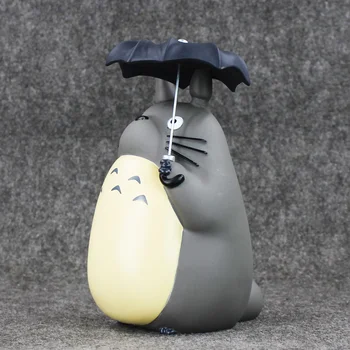 20cm Můj Soused Totoro s Deštníkem PVC Postavy Miyazaki Hayao Prasátko Sběratelskou Model Hračky