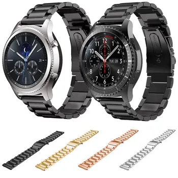 20mm Hodinky Popruh Nerezové Oceli pro Samsung Galaxy Watch 42mm Gear S2 pro Huawei Sport Smart Watchband Náramek Náhradní