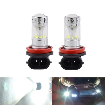 2ks/set H11/H8 100W LED Auto LED Mlhové Světlo Žárovky Pro Toyota Tacoma Yaris Venza Solara