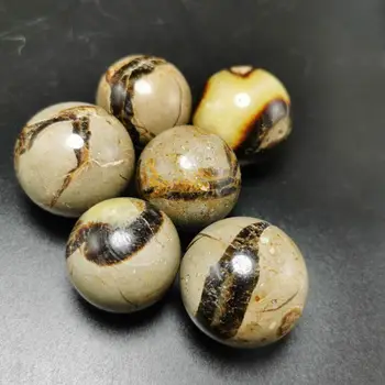 30-40mm Přírodní septarium kamenné koule vzorku minerální kameny míč