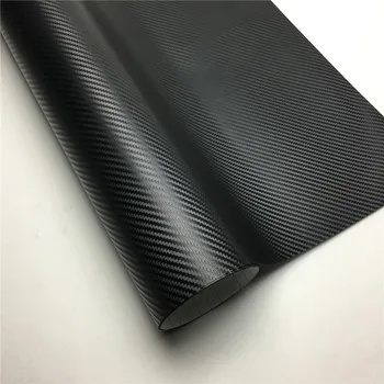 3D Carbon Vinyl Film Bubble Free Pro Pronájem Zabalit Notebook Kožní Kryt Telefonu Motocyklu Vozidla, Balicí