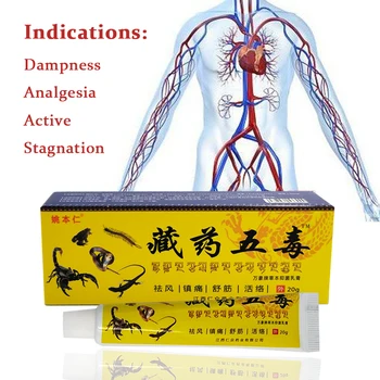 5-10ks Čínské Medicíny Úlevu od Bolesti Mast Originální Bylinný Krém Revmatoidní Artritida Kloubů, Svalů Rub Lékařské Omítky