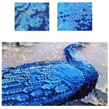 5D Diy Diamantový Malování Páv Plné Kolo Handmad Mozaika Diamond Výšivky Nové Příjezdy Vánoční dekorace Domova