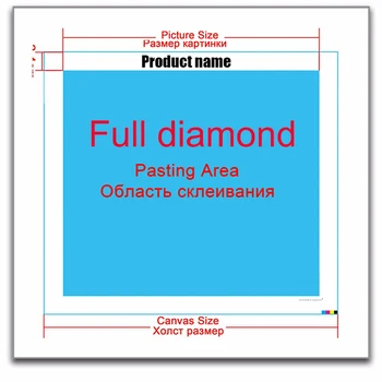 5D DIY Diamond Vyšívané Plné Náměstí Diamond Mozaika 