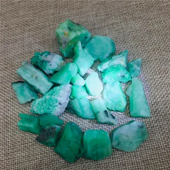 5g Přírodní hrubý spustit emerald a minerální reiki léčit crystal originální klenot exemplář výrobu šperků