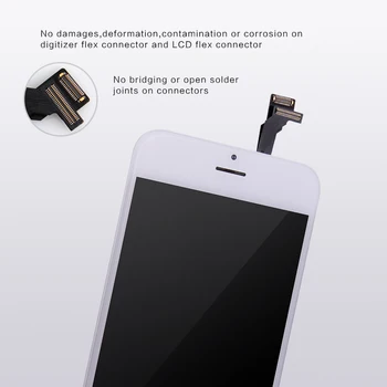 5ks AAA+++ Kvalitní Displej Pro iPhone 6 LCD Touch Screen Digitizer Výměna Sestavy Žádný Mrtvý Pixel Pantalla Dárek Zdarma