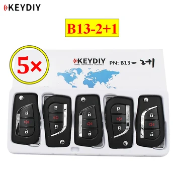 5kusů/lot KEYDIY řady B B13-2+1 2+1 tlačítko univerzální KD dálkové ovládání pro KD200 KD900 KD900+ URG200 KD-X2 mini KD