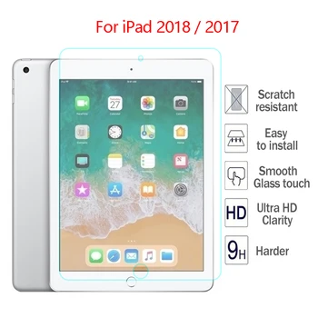 9H Tvrzené Sklo Pro Apple Nový iPad 2018 2017 A1822 9.7