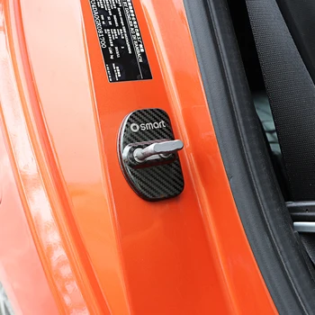 Auto Door Lock Kryt Z Nerezové Oceli, Vnitřní Ochrana Shell Pro Mercedes Smart Forfour Fortwo 451 453 Car Styling Příslušenství