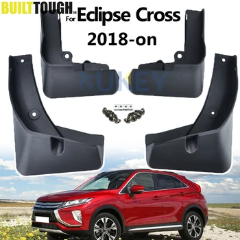 Auto Zástěrky Pro Mitsubishi Eclipse Cross 2018 2019 Bahno Klapky Splash Stráže Blatníky Blatníky Přední Zadní Nárazník Protector 2020