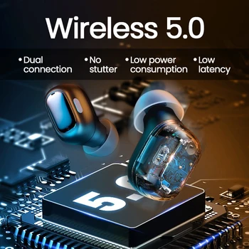 Baseus WM01 TWS Bluetooth Sluchátka Pravda Bezdrátová Sluchátka Bass Stereo Sluchátka Headset s Mikrofonem Pro iOS, Android OPPO špunty