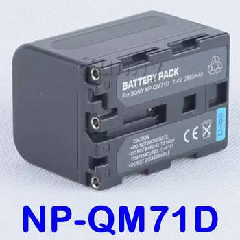 Baterie pro SONY NP-FM70, NP-QM71, NP-QM71D, NPFM70, FM70 NP, NPQM71, NP QM71, QM71D InfoLithium Řady M pro Videokamery 2800mAh