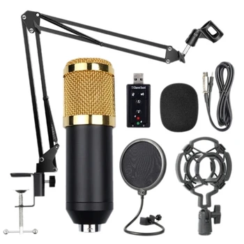 Bm800 Profesionální Zavěšení Mikrofonu Kit Studio Live Stream Vysílání, Nahrávání Kondenzátorový Mikrofon Sada