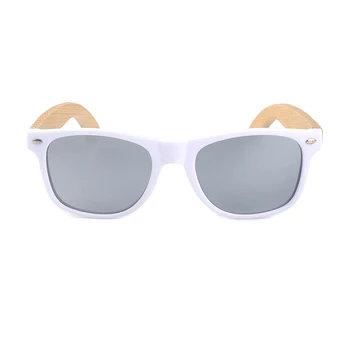 BOBO PTAČÍ Ženy Bambusové Dřevěné sluneční Brýle Polarizované Bílé Čtvercový Rám Vintage Brýle oculos de sol feminino C-CG007