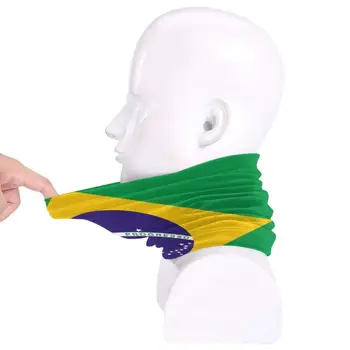 Brazílie Vlajka-Flag0075 Šátek Na Krk Kamaše Teplejší Čepice Cyklistika Maska Brazílie Brazilia Senna Praví Indiáni Pele Fotbal Fotbal