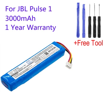 Cameron Sino DS144112056,MLP822199-2P Pro JBL Pulse 1 CS-JMP100SL 3000mAh Bluetooth Náhradní Reproduktor Baterie Accu Batteria
