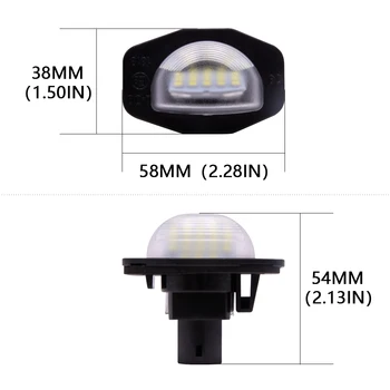 Canbus LED spz Světla žárovky Pro Toyota WISH-ZGE21 SIENNA-ASL30,GSL3 URBAN CRUISER NLP110 SCION XB-AZE151 XD-ZSP110