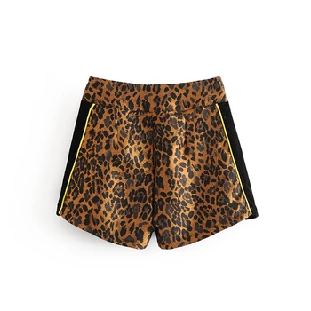 Chu Sau krásu Nové Módní Blogger Styl Leopard Tisk Krátké Dámské Sexy Elegantní Letní Party Nosit Krátké Kalhoty Ženské Šortky De Moda