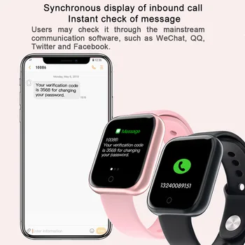 Chytré Hodinky Muži Ženy 1,3 palce IP67 Vodotěsné Sportovní Náramek Krevní Tlak Monitor Fitness Tracker Pro IOS Android Smartwatch