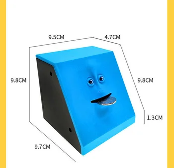 Chytré Prasátko Box Obličej Peníze Jíst Snímače Elektrických Ukládání Mince Box pro Děti Dárek Stroje Domácí Dekoraci Peníze Box
