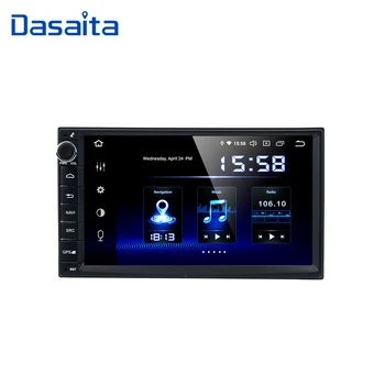 Dasaita Android 10.0 Auto Double Din Auto Rádio 4*50W Univerzální pro Nissan Qashqai, X-Trail, Patrol Tiida Versa Livina Navara NP300