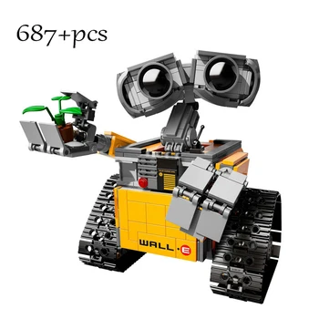 Disney Star Wars Série WALL E Robot 687Pcs Nápady Model Stavební Sestavy Bloky, Cihly Vzdělávání, Dětské Hračky, Dárky DIY 16003