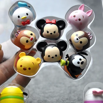 Disney Tsum Tsum 10pcs/Set S Box Roztomilé Panenky Mickey, Minnie, Kačer Donald, Daisy, Chip Dale, Goofy, Pluto Medvěd, Prasátko Pvc Údaje Hračky