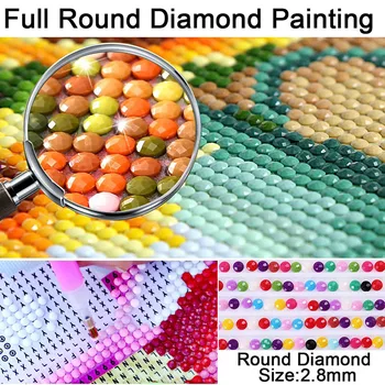 DIY 5D Diamond Malování Cross Stitch Plný Kulatý Vrták Kamínky Kočka Diamond Výšivky Diamond Mozaika Zvířat Home Decor