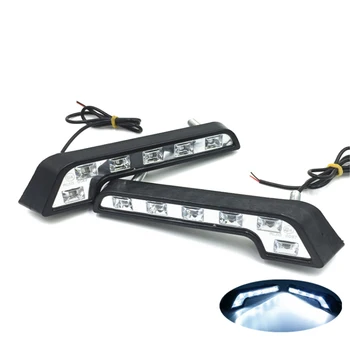Dropshiping 2ks Univerzální 12V Bílé Auto LED Světla pro Denní svícení Auto Řízení, Přední Mlhový Světlomet Vodotěsné Vozidla Lampa