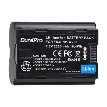 DuraPro 2280mAH NP-W235 NP W235 Li-ion Baterie + LED USB Nabíječka Náhrada Za Fujifilm Fuji X-T4, XT4 kamery