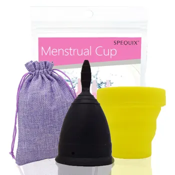 Dámské Zdravotní Péče Sběratel Menstruační Ženské Hygienické Produkt Opakovaně Lékařského Silikonu Měkký Menstruační kalíšek Období Cup