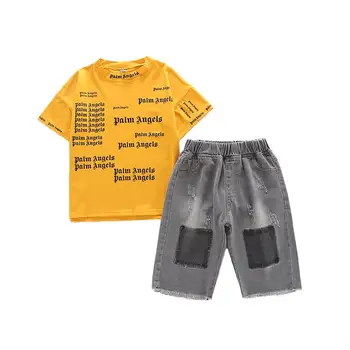 Děti Oblečení Letní Chlapci Oblečení 2ks Oblečení Děti Oblečení Pro Chlapce Sportovní Oblek Dospívající Chlapci Oblečení Sady 6 8 10 12 Rok