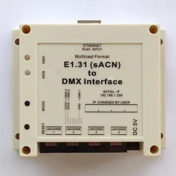 E1.31(sACN) 4* DMX Rozhraní;podpora Madrix software