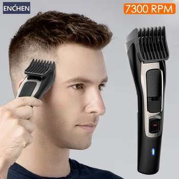 ENCHEN Barber Elektrické Vlasy Clipper Profesionální Zastřihovač chloupků Pro Muže Vlasy Akumulátorový Zastřihovač Vousů Stříhání Vlasů Stroj Pro Muže
