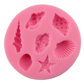 EPASUN 3D Silikonové Formy Mýdlo Zvířat Shell Hvězdice Podobu DIY Tvorby Formy Fondant Jílu Polymeru DIY Formy Zdobení Nástroje
