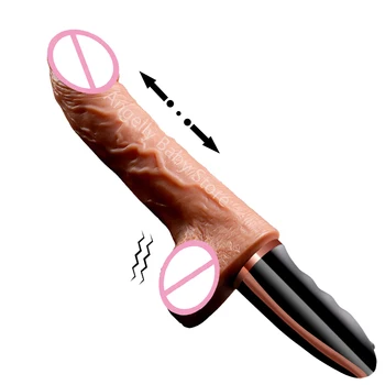 GaGu Kvalitní Realistické Dildo Vibrační Super Silný Vibrační Velký Penis S Rukojetí Pro Dospělé Vibrátor Sexuální Hračky Pro Ženy, Lesbické
