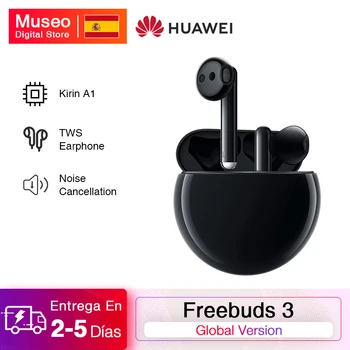Globální Verze Huawei Freebuds 3 TWS Bezdrátová Sluchátka Kirin A1 Redukce Šumu Pravda Bezdrátové Sluchátka Bezdrátové Nabíjení