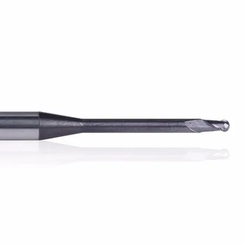 GM-2BP R0.25-0.75 wolframové oceli 2 flute ball nose dlouhý krk krátké ostří potažené end mill cnc frézy, řezné nástroje