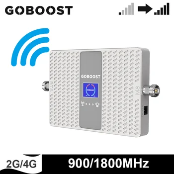 GOBOOST Dual band 2g 4g Mobilní Telefon Zesilovače Signálu GSM 900 1800 MHz Mobilní Opakovač Sítě Zesilovač Band 3