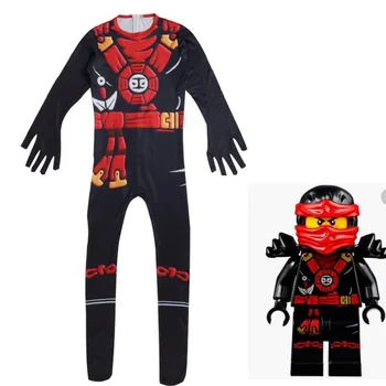 Halloween Vánoční Večírek Ninja Superhrdina Cosplay Kostým LEGO NINJAGO Advanced Poslední Roli Hrají Dívky A Chlapci Kombinéza