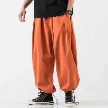 Harajuku Pánské Harem Kalhoty 2021 Nové Hip Hop Běžce Kalhoty Tepláky Muži Ženy Módní Streetwear Volné Ležérní Kalhoty