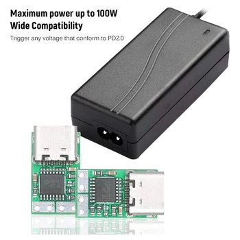 Horní USB-C PD2.0/3.0 DC Měnič Napájecí Modul Návnada Rychlé Nabíjení Vyvolat Hlasování Volební Detektor Tester(ZYPDS)