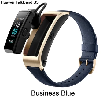 Huawei TalkBand B5 Bluetooth Inteligentní Náramek Dotykový AMOLED Displej Volání Sluchátka Pásma Srdeční Frekvence Monitoru Sport Fitness Tracker