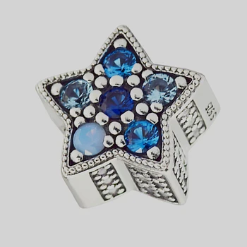 Jasná Hvězda Kouzlo Multi-Barevné Korálky pro Stříbro 925 Původní Kouzlo Náramky Ženy Šperky DIY Crystal Korálky pro Výrobu Šperků